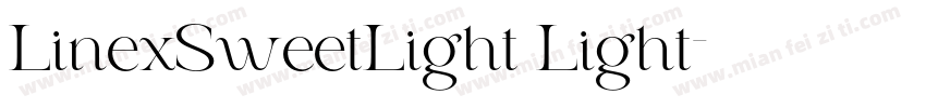 LinexSweetLight Light字体转换